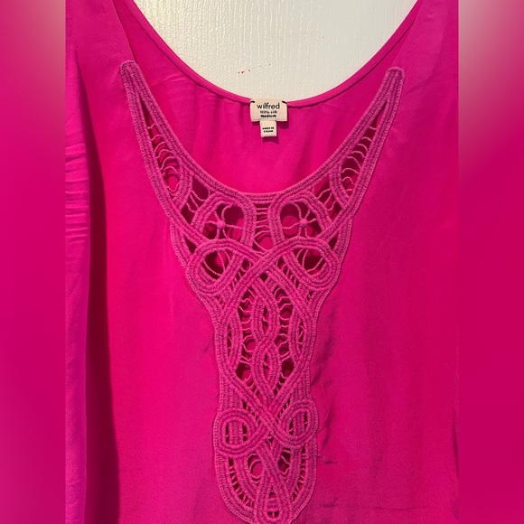 Aritzia Wilfred hot pink tank dress - Picture 2 of 5